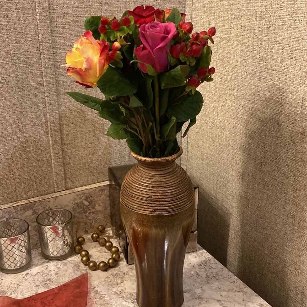 Vase flowers not included beautiful